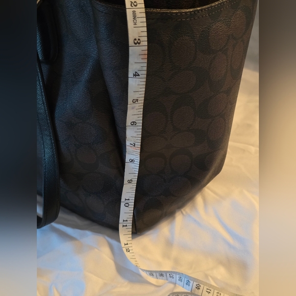 Authentic COACH Diaper Bag Large Signature Tote Bag Purse Carryon Laptop Bag